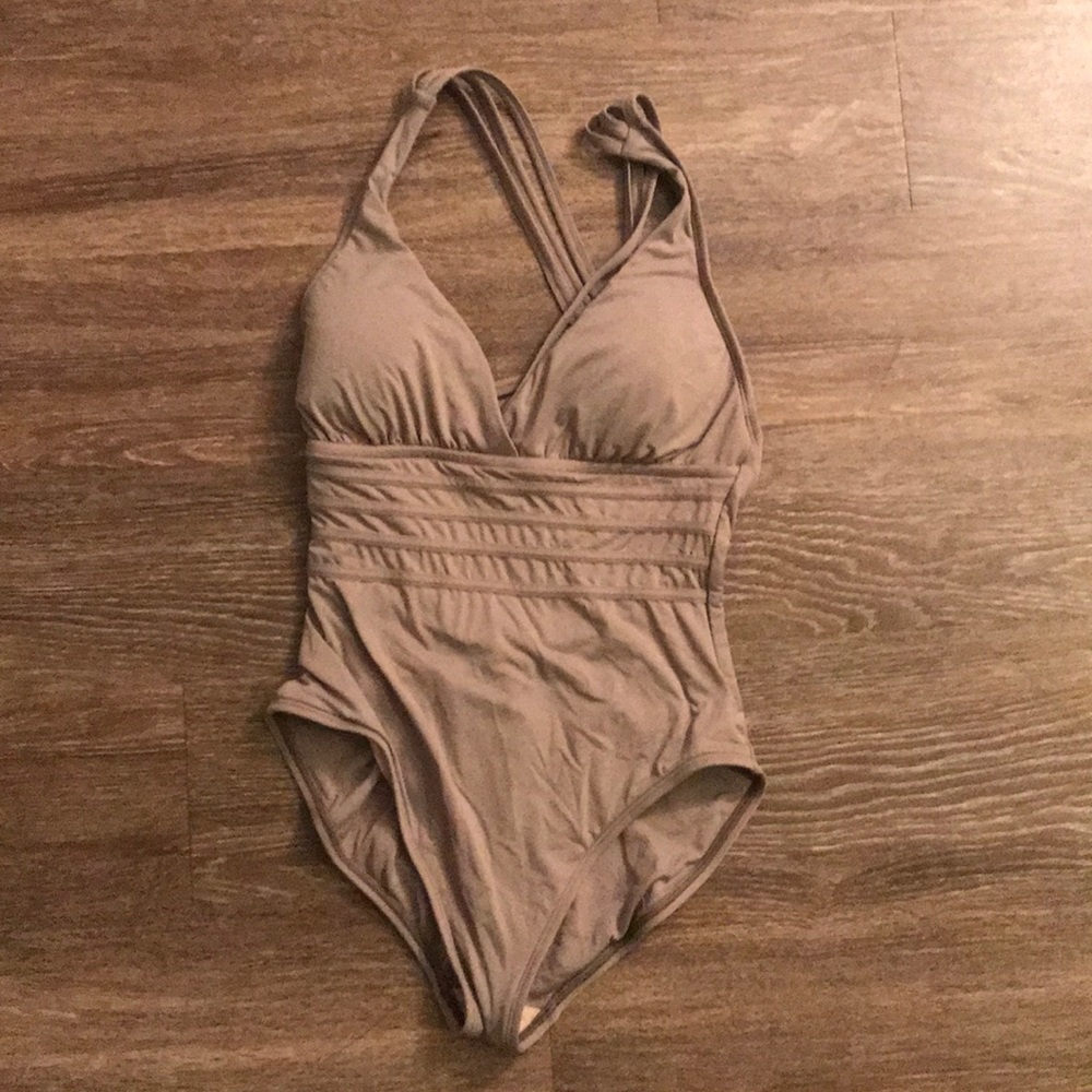 Green swim suite